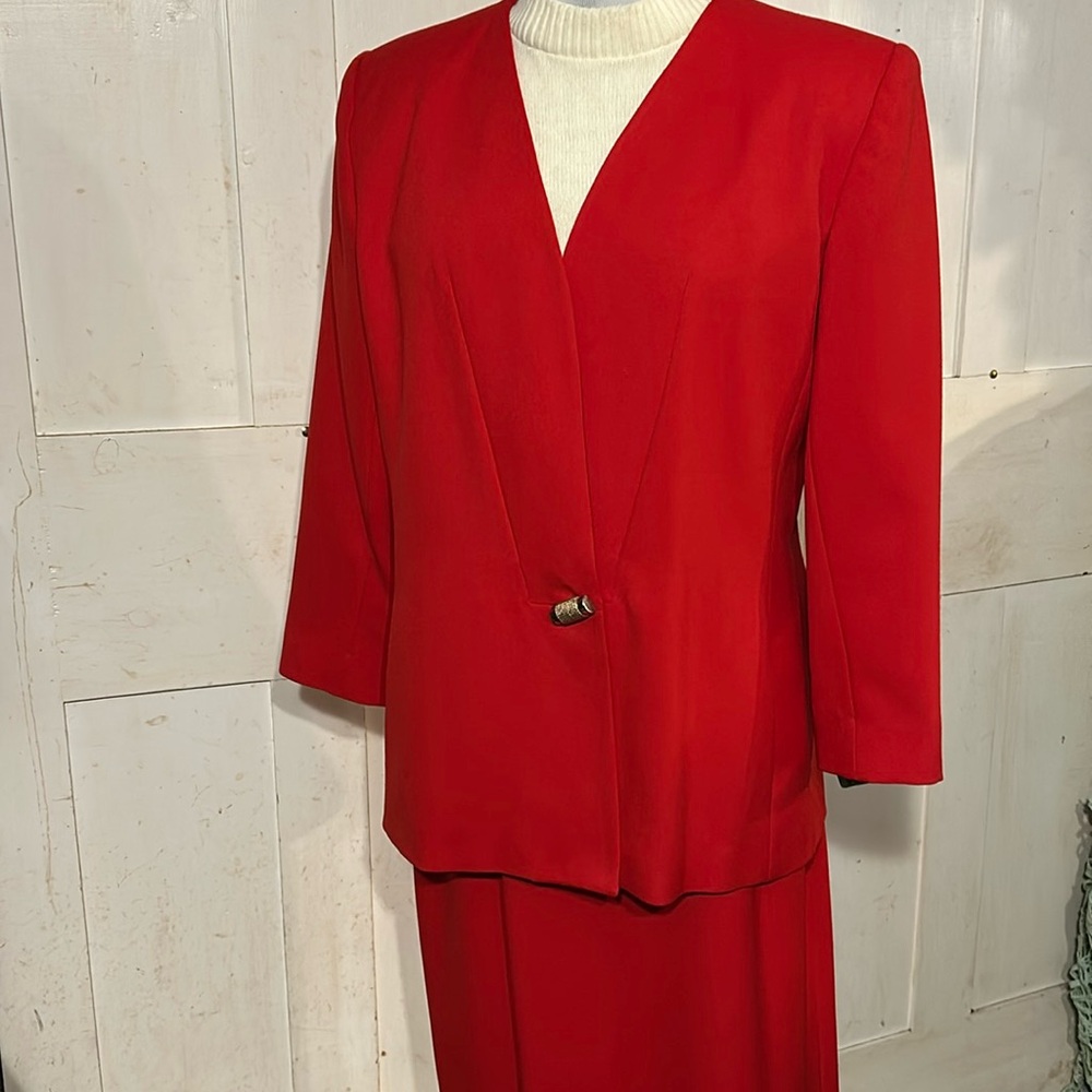 🔥NWOT🔥 VTG Suits Me Skirt & Jacket Suit Made in USA 1990s-Y2K Retro Business
